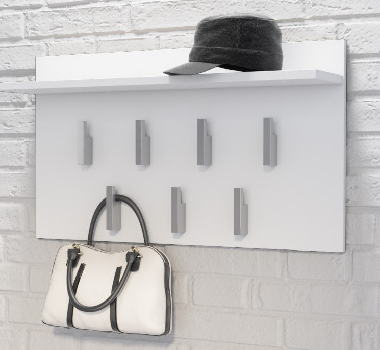 WIESZAK PÓŁKA 2F BIEL MAT