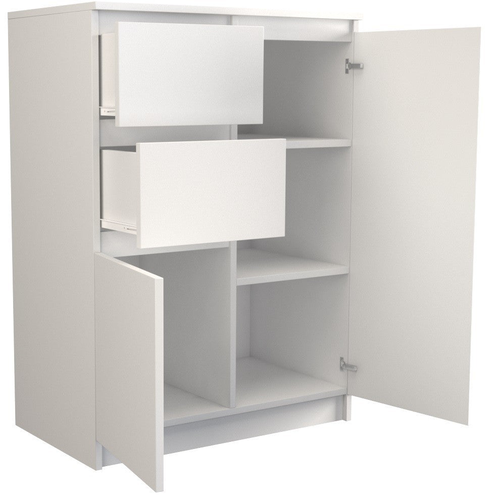 KOMODA SZAFKA 2D2S - BIEL