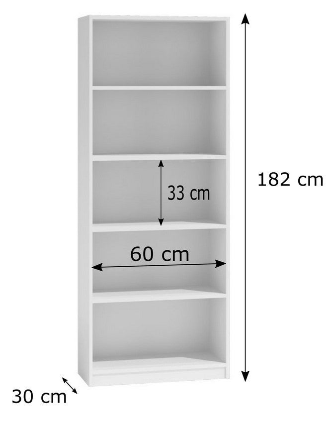 REGAŁ R60 NA KSIĄŻKI 60 CM DĄB ARTISAN