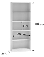 REGAŁ R60 NA KSIĄŻKI 60 CM DĄB ARTISAN