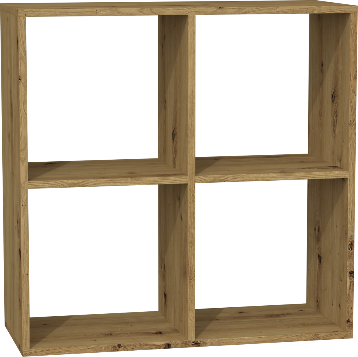 NAROŻNE BIURKO PLUS REGAŁ MALAX 2X2 DĄB ARTISAN