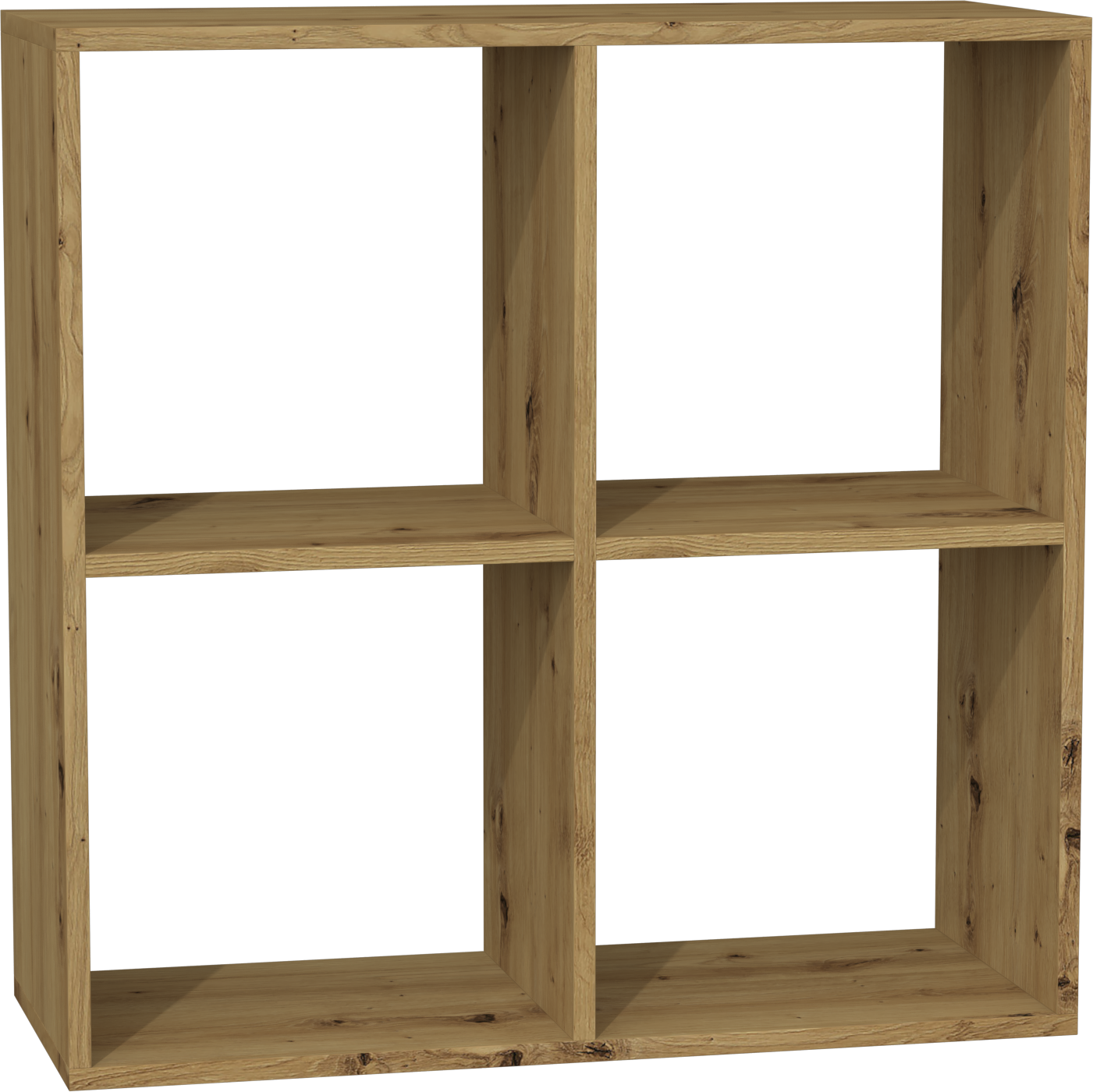 NAROŻNE BIURKO PLUS REGAŁ MALAX 2X2 DĄB ARTISAN