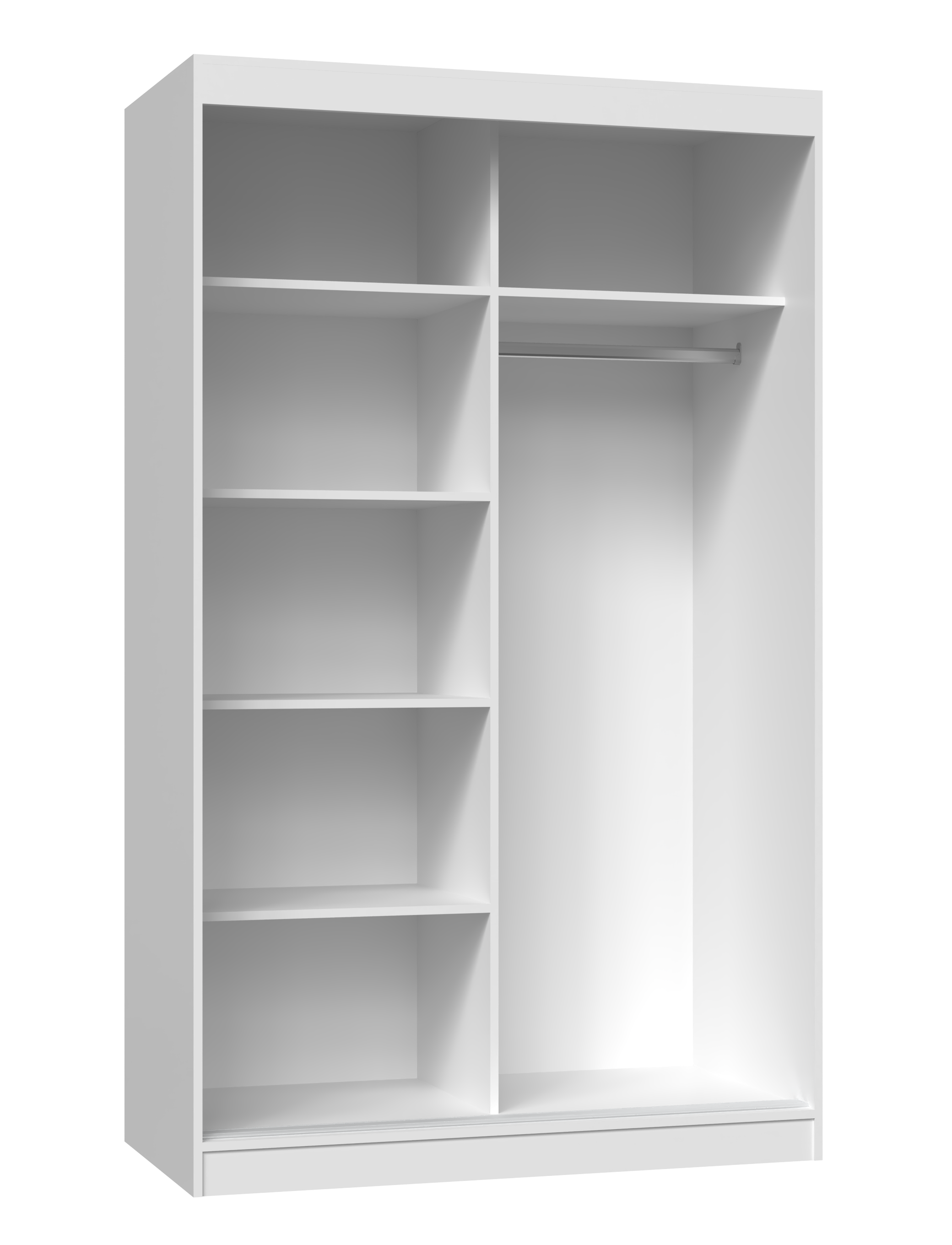 SZAFA PRZESUWNA IGA 120 CM DRZWI PRZESUWNE PÓŁKI DĄB SONOMA