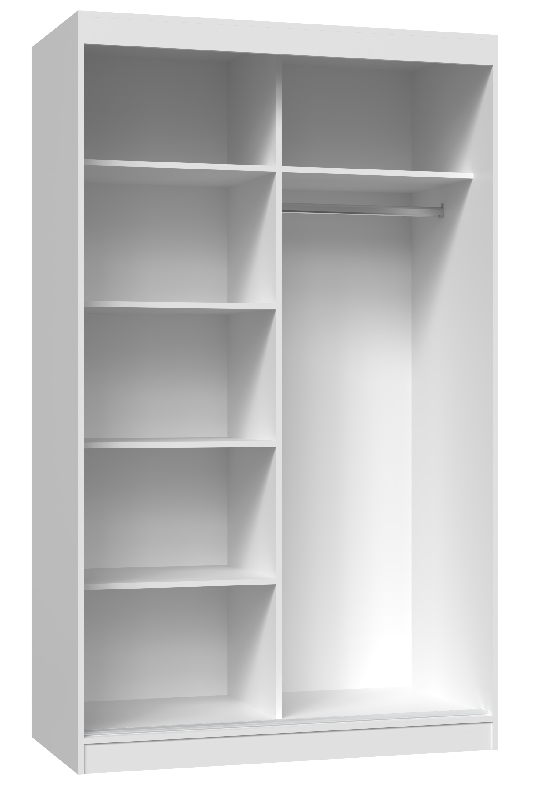 SZAFA PRZESUWNA IGA 120 CM 1 LUSTRO DĄB ARTISAN
