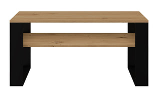 STOLIK KAWOWY ŁAWA MODERN 1P DĄB ARTISAN CZERŃ