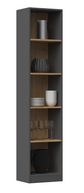 REGAŁ R40 40CM NA KSIĄŻKI ANTRACYT DĄB ARTISAN