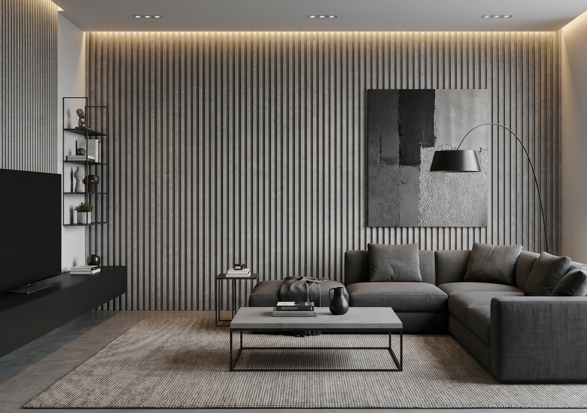 CORESTONE SPC 3D WALL PANEL - MARBLE LIGHT GREY 2,75m x 0,186m