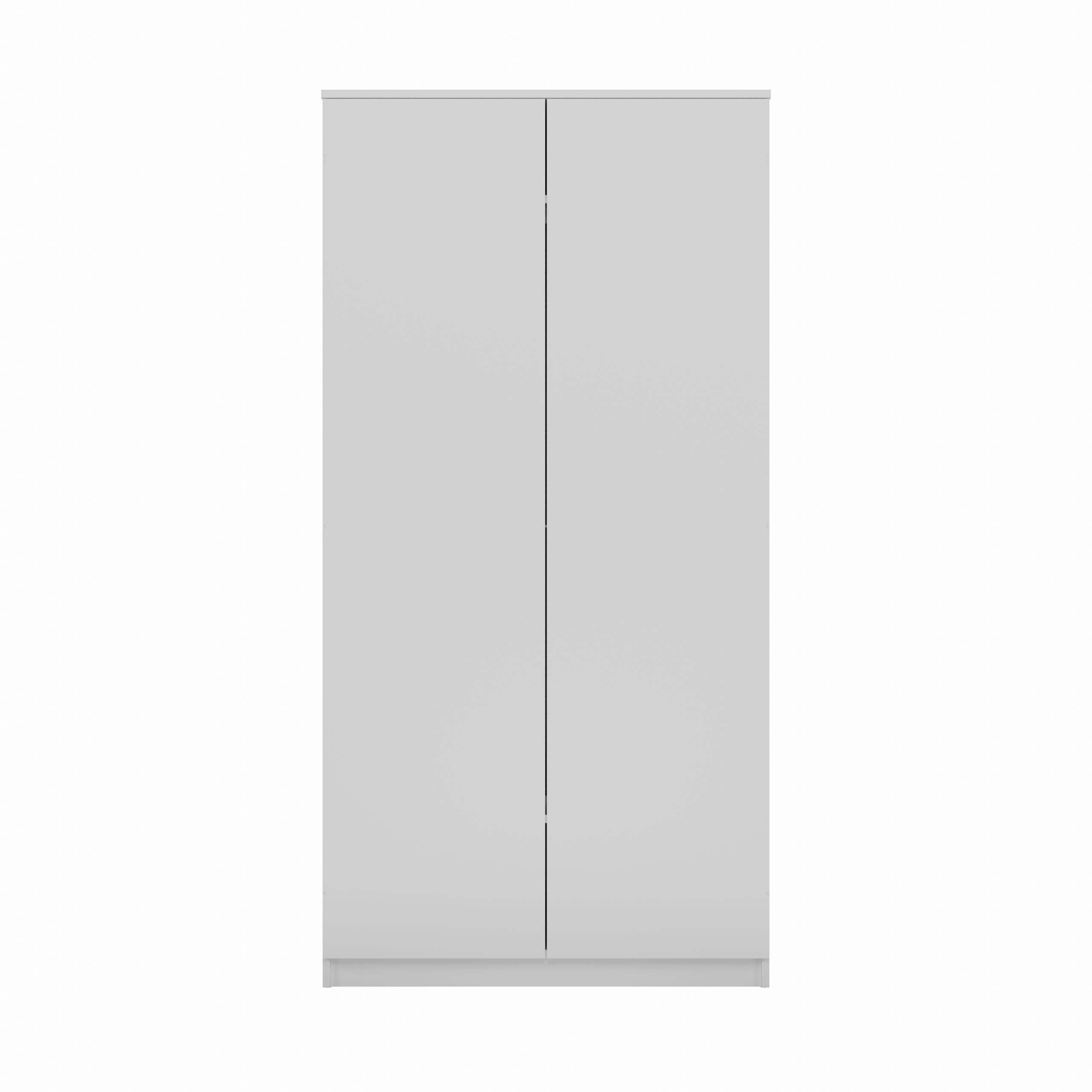 SZAFA GARDEROBA DRZWI PÓŁKI SD-90 BIAŁA