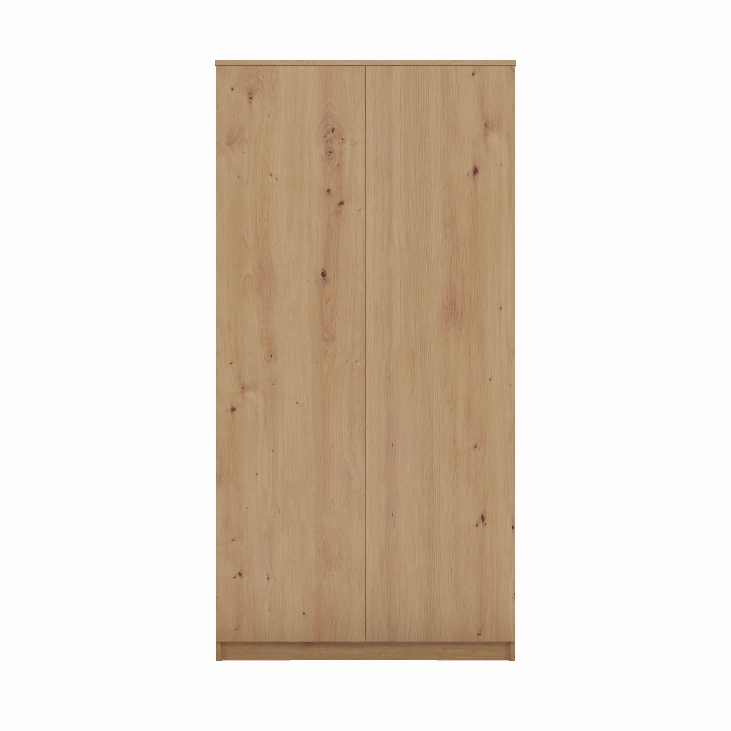 SZAFA GARDEROBA DRZWI PÓŁKI SD-90 DĄB ARTISAN
