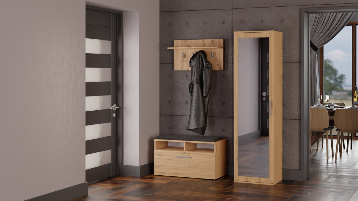SZAFA DUO LUSTRO DĄB ARTISAN