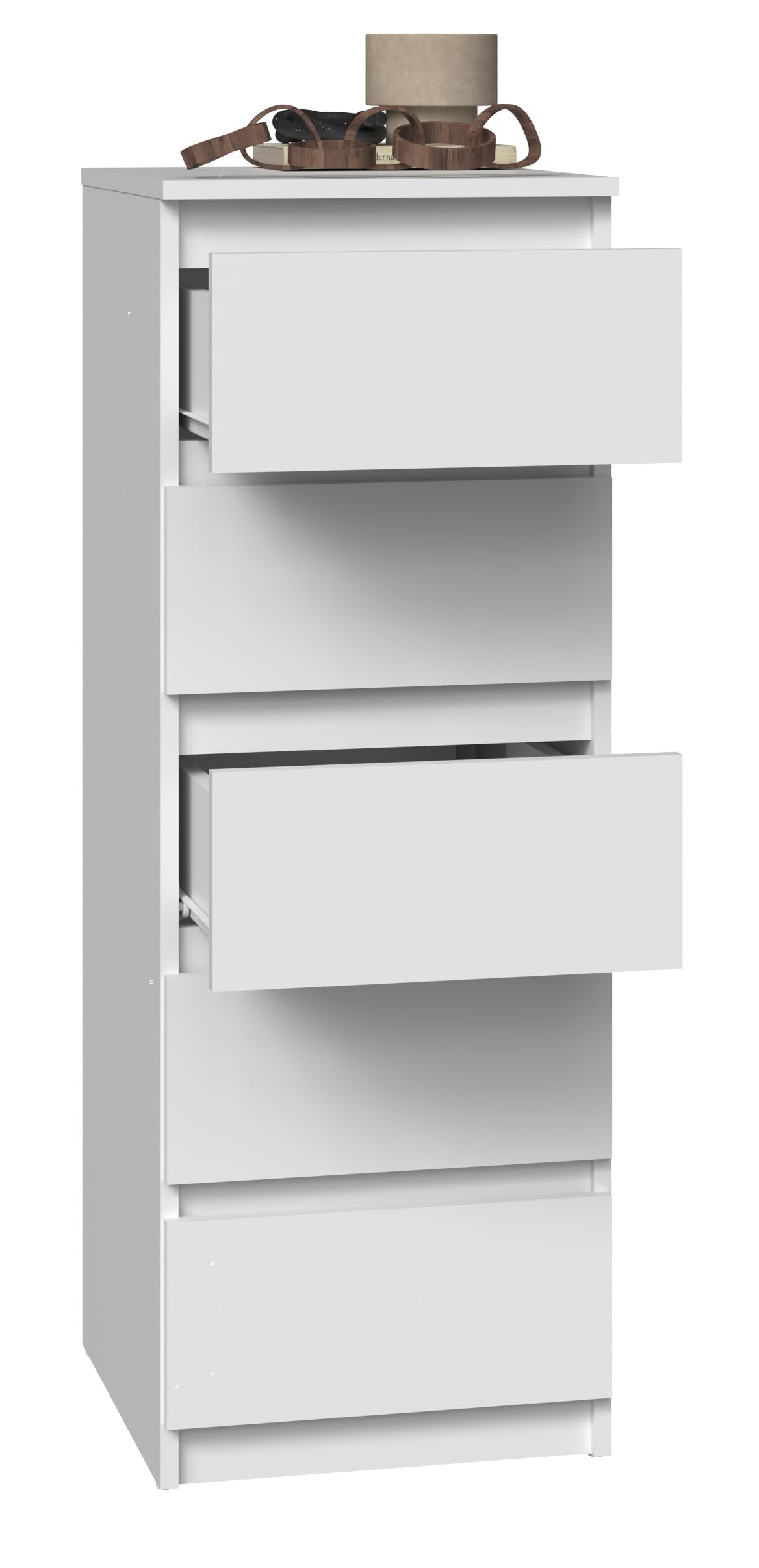 KOMODA SZAFKA 5 SZUFLAD W5 BIEL