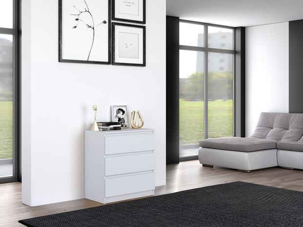 KOMODA SZAFKA 3 SZUFLADY M3 BIEL