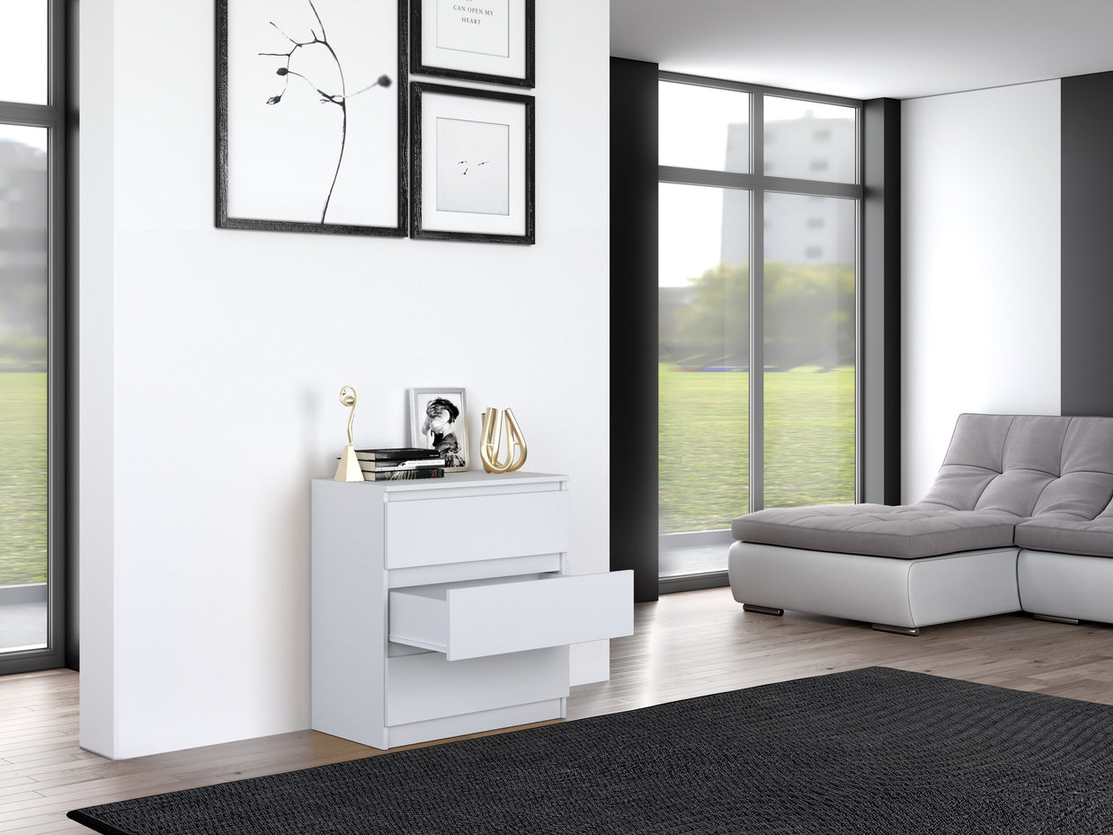 KOMODA SZAFKA 3 SZUFLADY M3 BIEL
