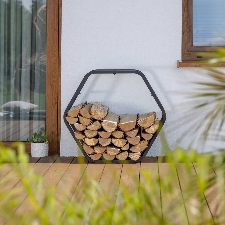 STOJAK NA DREWNO 87x28x79 cm - PATIO