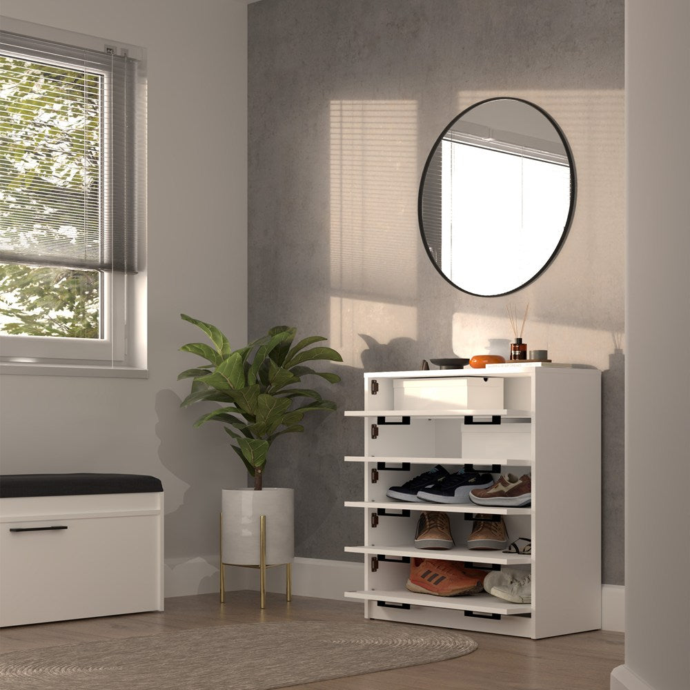 Szafka na Obuwie ALEX BIAŁA Do Przedpokoju Korytarza Na Buty
