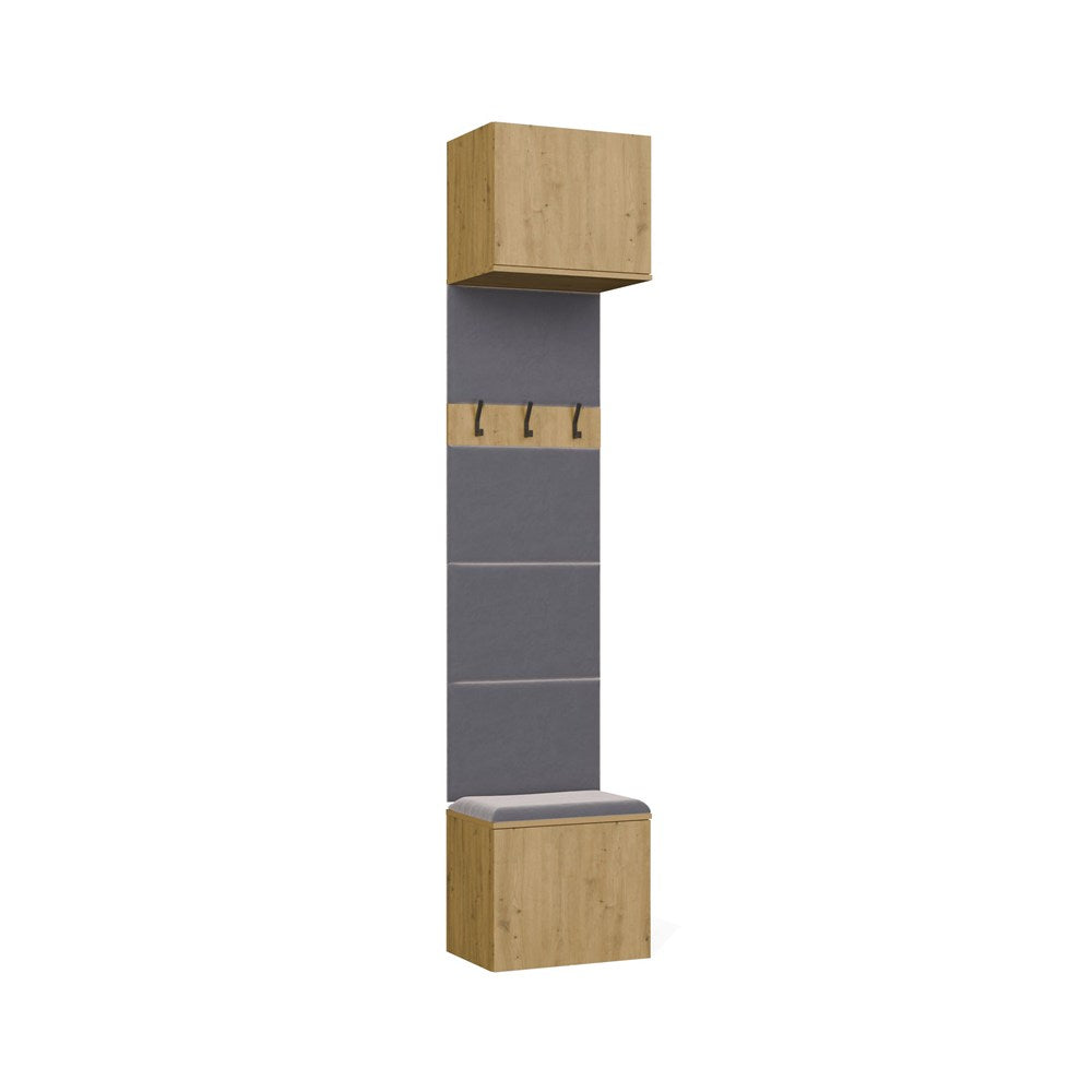 Garderoba Wieszak HAGA 1W DĄB ARTISAN