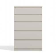 KOMODA SZAFKA 5 SZUFLAD M5 KASZMIR BEŻ