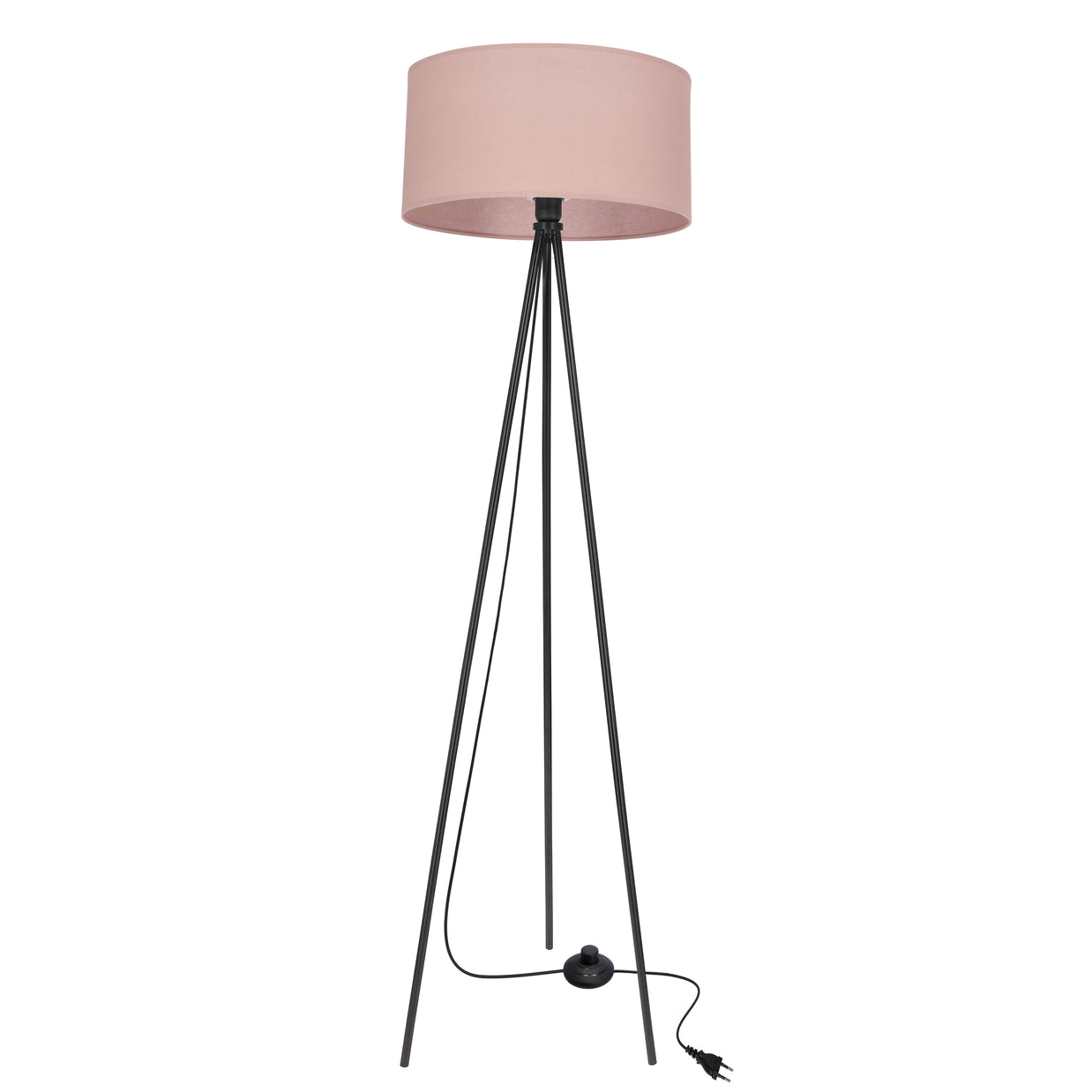 SHANTI lampa pod³ogowa czarny 1x40W E27 aba¿ur jasny wrzosowy - 5903034838715.jpg