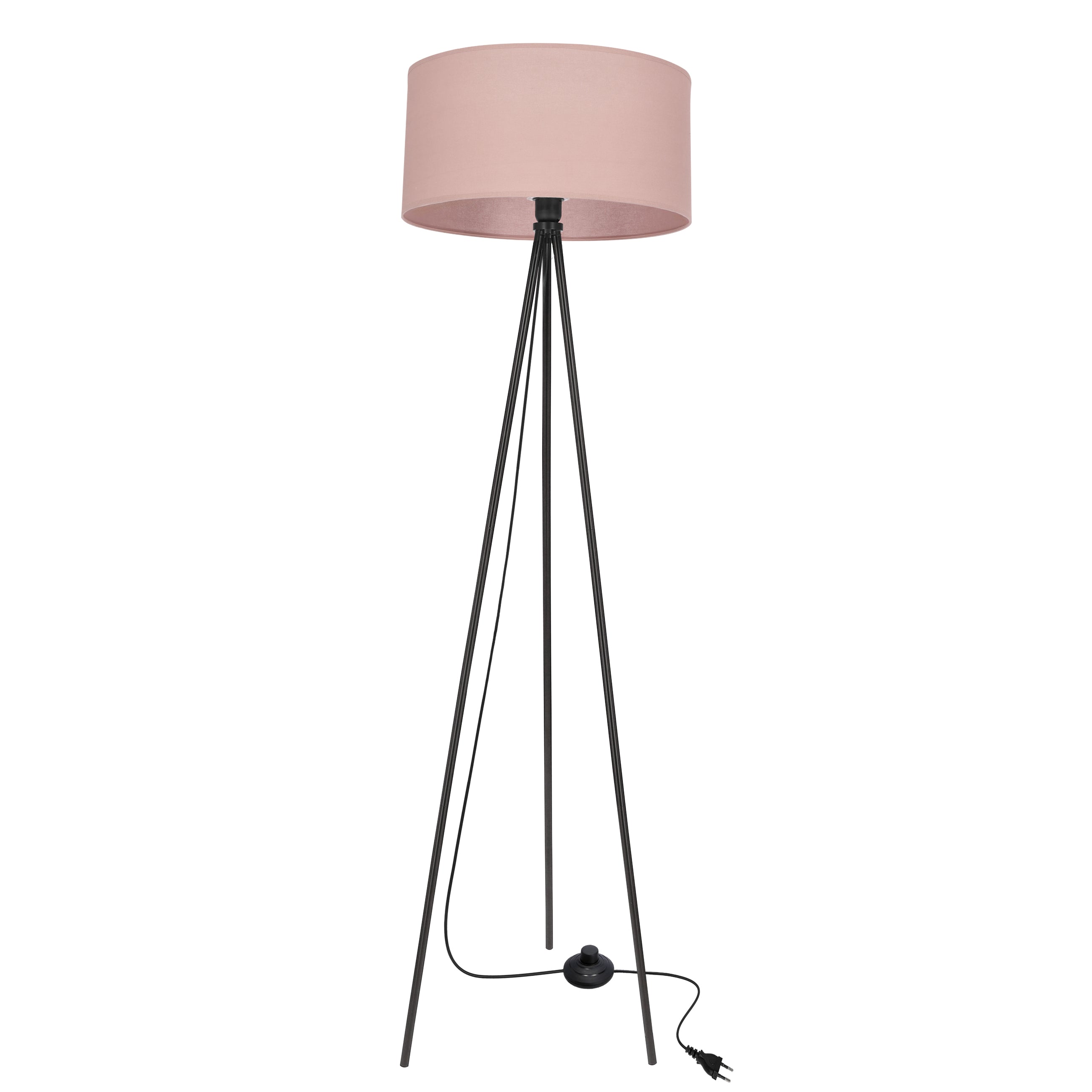 SHANTI lampa pod³ogowa czarny 1x40W E27 aba¿ur jasny wrzosowy - 5903034838715.jpg