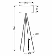 SHANTI lampa pod³ogowa czarny 1x40W E27 abażur beżowy - 5903034838760_S.jpg