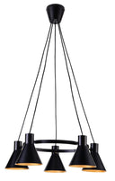 MORE LAMPA WISZĄCA 5X40W E27 CZARNY MATOWY - 5906714871163.jpg