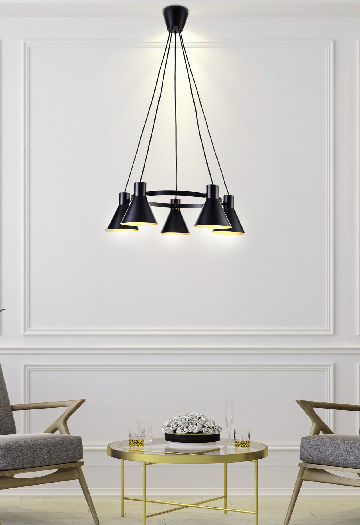 MORE LAMPA WISZĄCA 5X40W E27 CZARNY MATOWY - 5906714871163_A7815.jpg