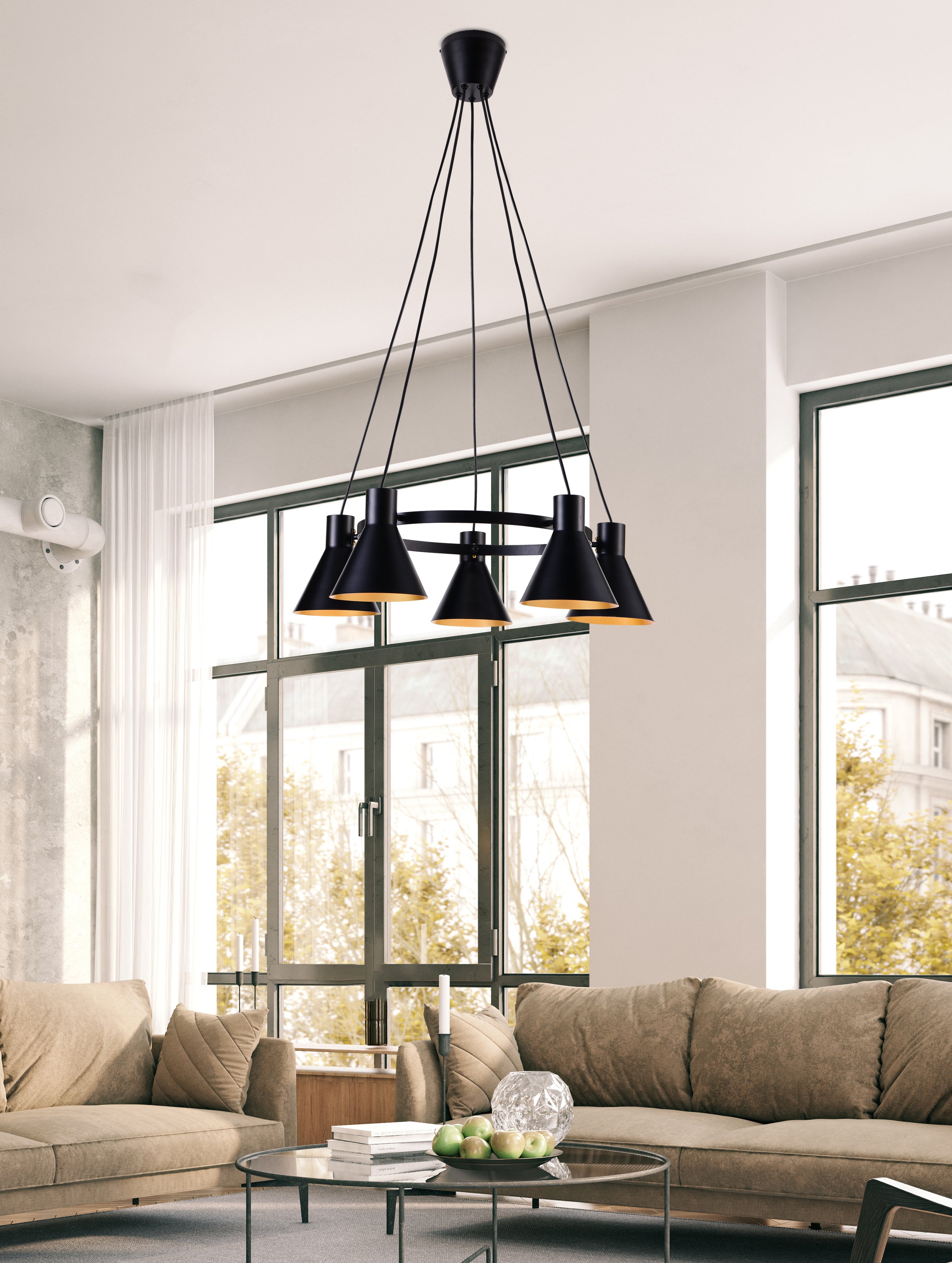 MORE LAMPA WISZĄCA 5X40W E27 CZARNY MATOWY - 5906714871163_A8806.jpg