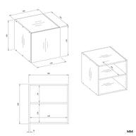 Szafa SENSO 3D Wysoka Z NADSTAWKĄ KASZMIR 150 Cm Drzwi Złote Uchwyty 250 Cm