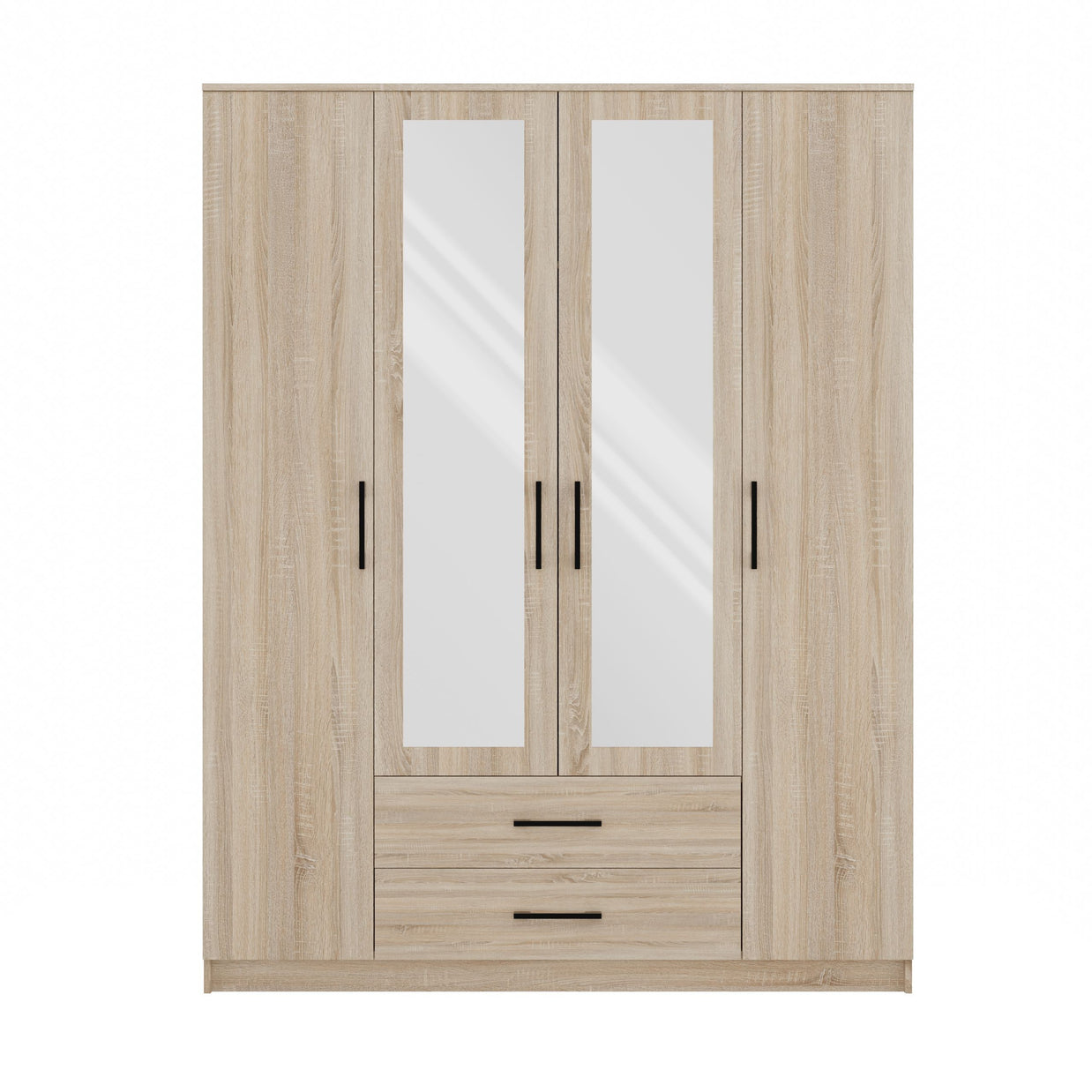 SZAFA ROMANA 160 LUSTRO 2 SZUFLADY 160CM DĄB SONOMA