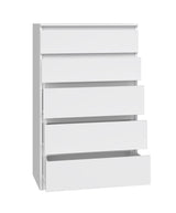 KOMODA SZAFKA 5 SZUFLAD M5 BIEL