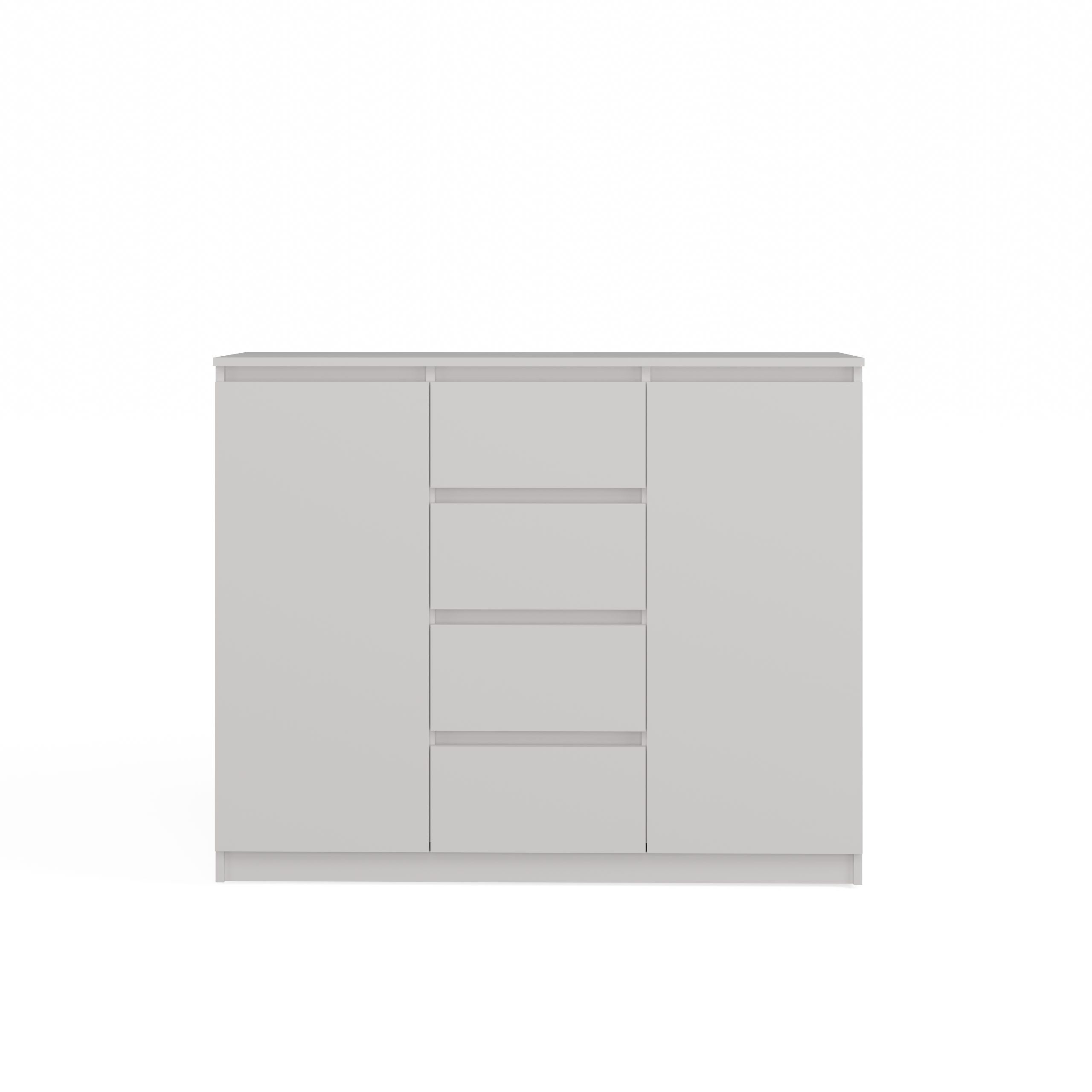 KOMODA SZAFKA 2D4S 120 - BIEL