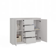 KOMODA SZAFKA 2D4S 120 - BIEL