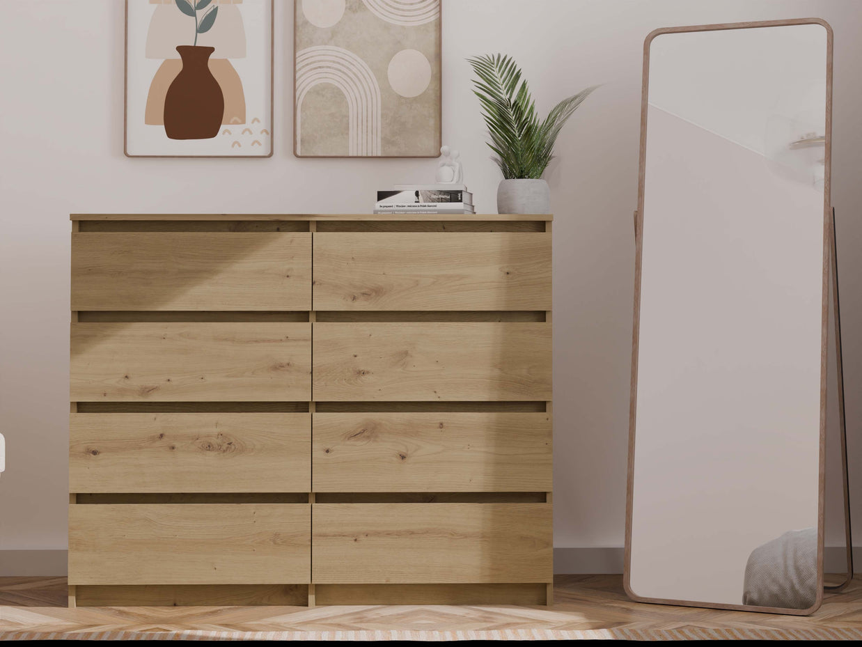 KOMODA MALWA M8 140 DĄB ARTISAN