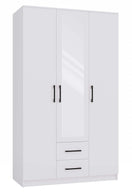 SZAFA ROMANA 120 LUSTRO 2 SZUFLADY 120CM BIEL