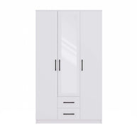 SZAFA ROMANA 120 LUSTRO 2 SZUFLADY 120CM BIEL