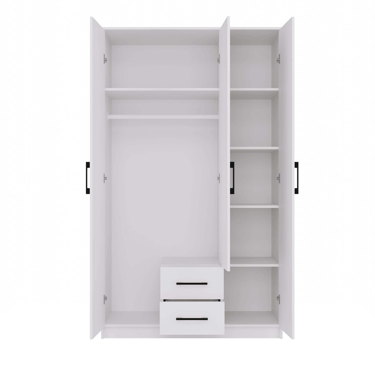 SZAFA ROMANA 120 LUSTRO 2 SZUFLADY 120CM BIEL