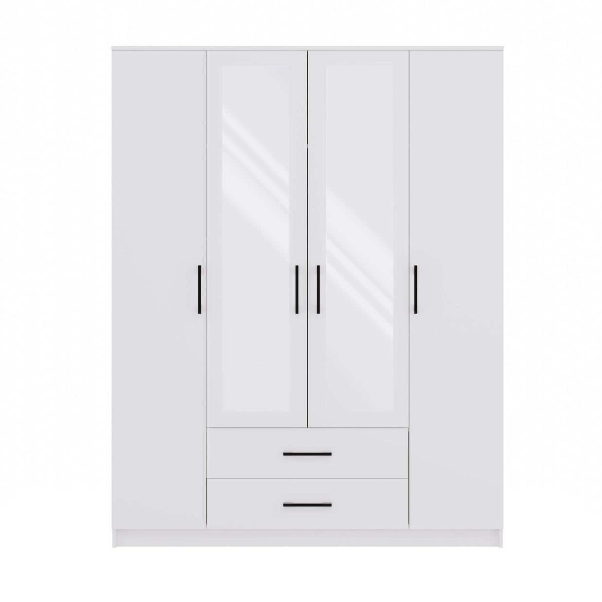 SZAFA ROMANA 160 LUSTRO 2 SZUFLADY 160CM BIEL