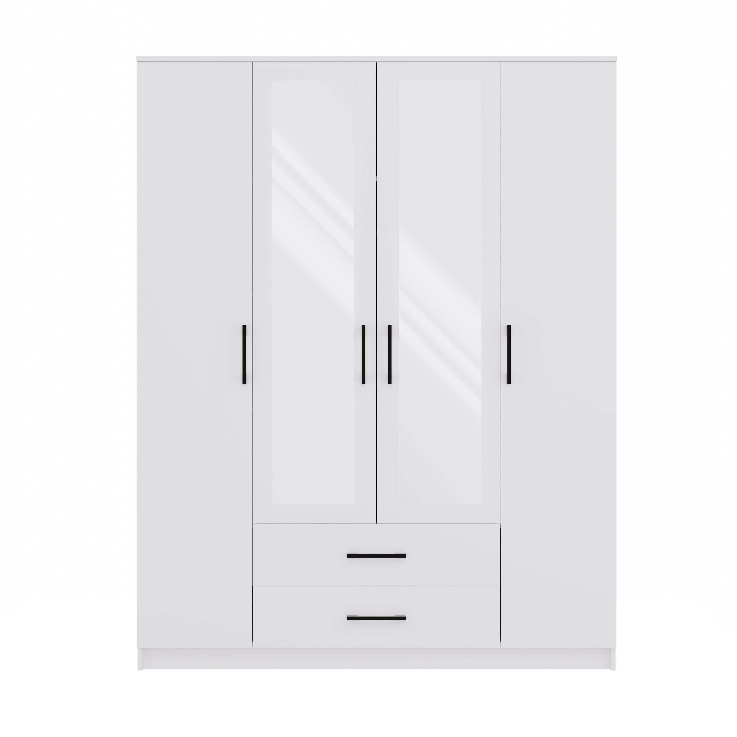 SZAFA ROMANA 160 LUSTRO 2 SZUFLADY 160CM BIEL