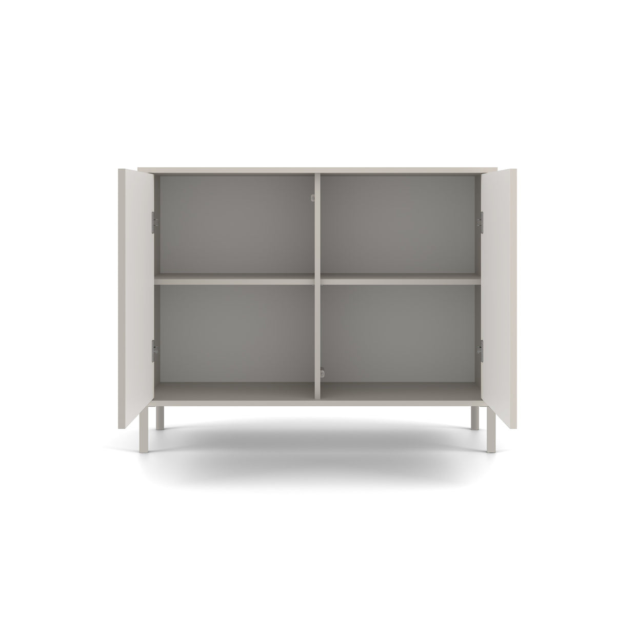 KOMODA KAMARO 2D SLIM KASZMIR LAMELE FRONT RYFLOWANY