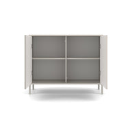 KOMODA KAMARO 2D SLIM KASZMIR LAMELE FRONT RYFLOWANY