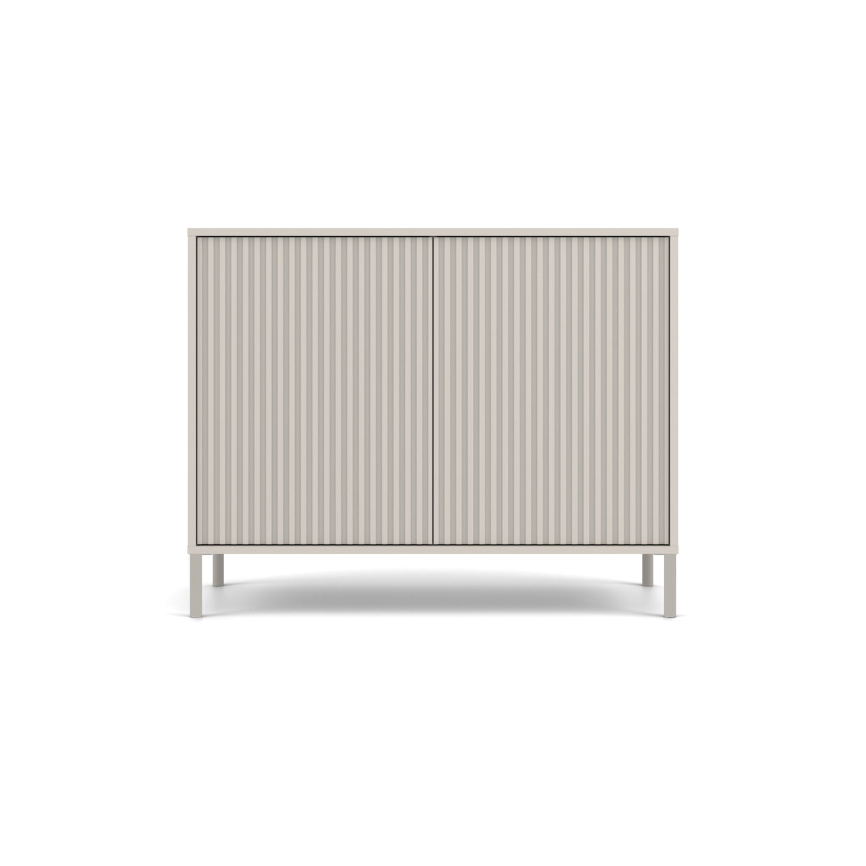 KOMODA KAMARO 2D SLIM KASZMIR LAMELE FRONT RYFLOWANY