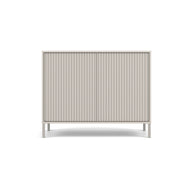 KOMODA KAMARO 2D SLIM KASZMIR LAMELE FRONT RYFLOWANY