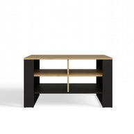 STOLIK KAWOWY ŁAWA MODERN 4P DĄB ARTISAN CZERŃ
