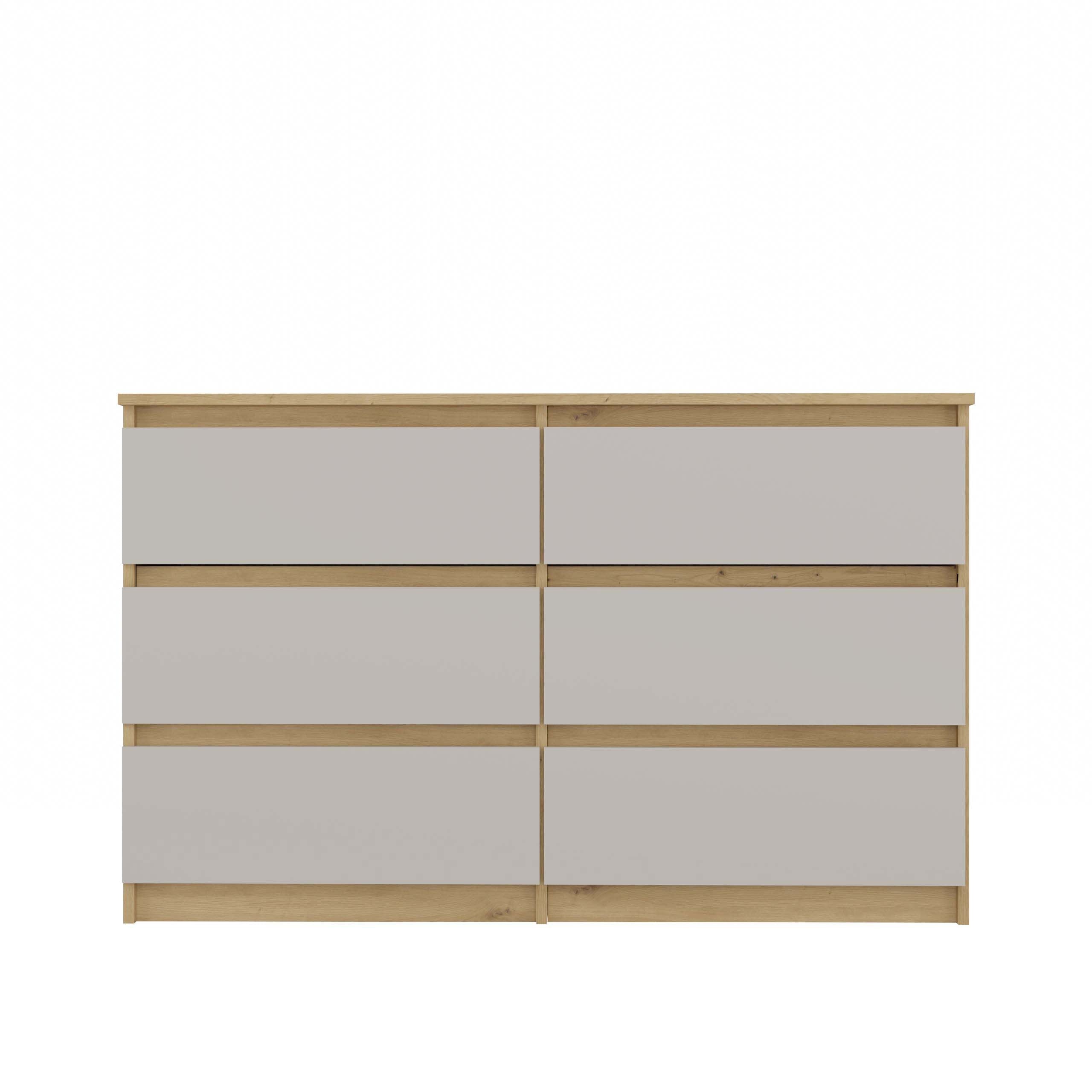 KOMODA MALWA M6 120 DĄB ARTISAN / KASZMIR