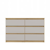KOMODA MALWA M6 120 DĄB ARTISAN / KASZMIR