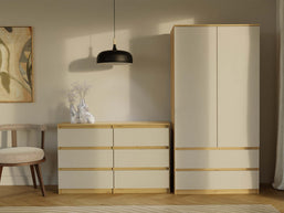 KOMODA MALWA M6 120 DĄB ARTISAN / KASZMIR