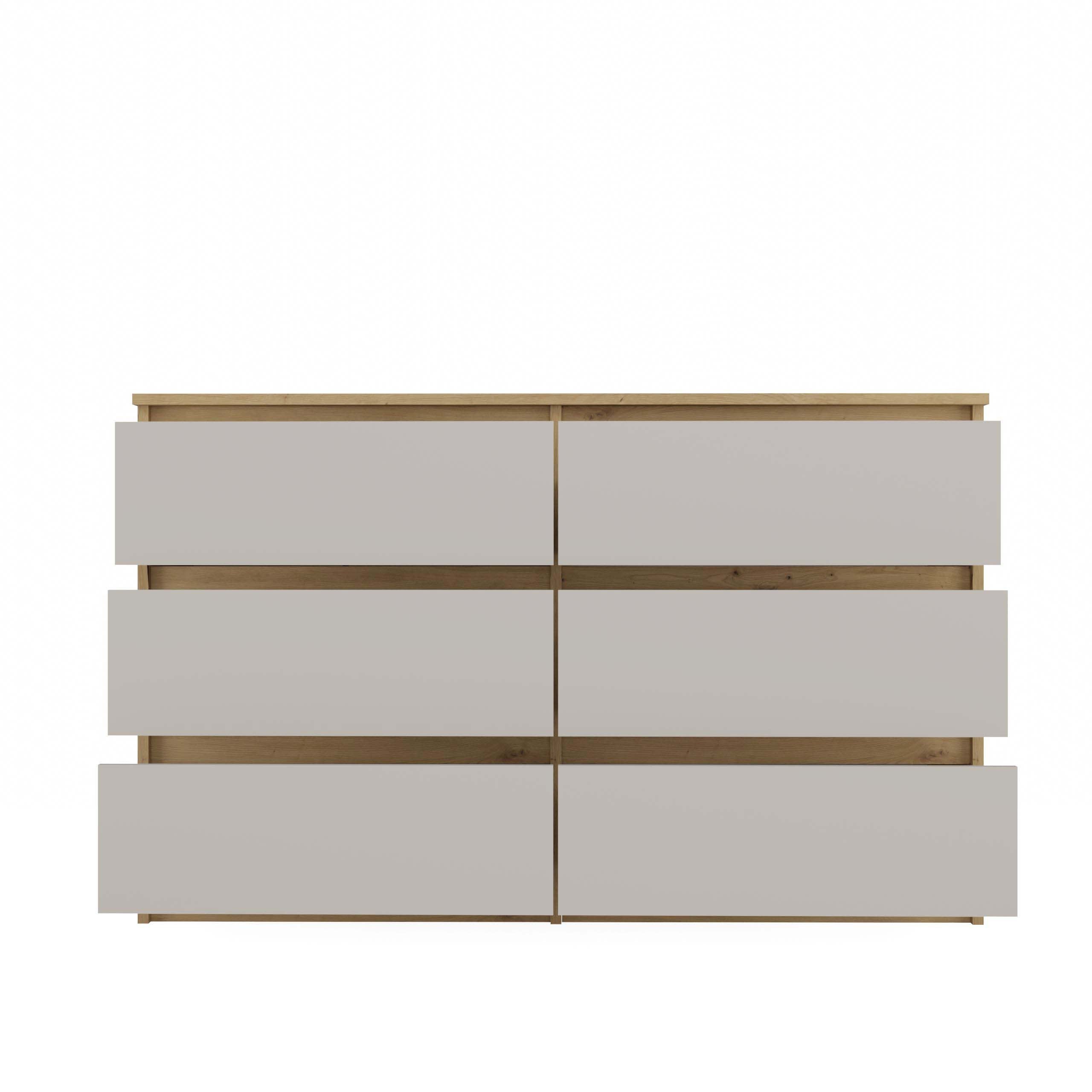 KOMODA MALWA M6 120 DĄB ARTISAN / KASZMIR