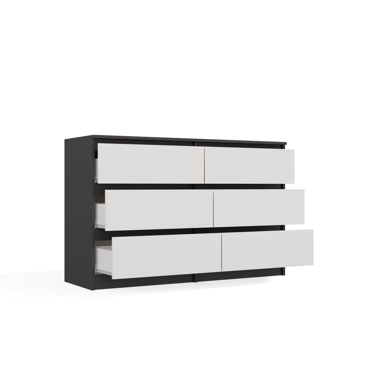 KOMODA MALWA M6 120 ANTRACYT / BIAŁY