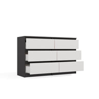 KOMODA MALWA M6 120 ANTRACYT / BIAŁY