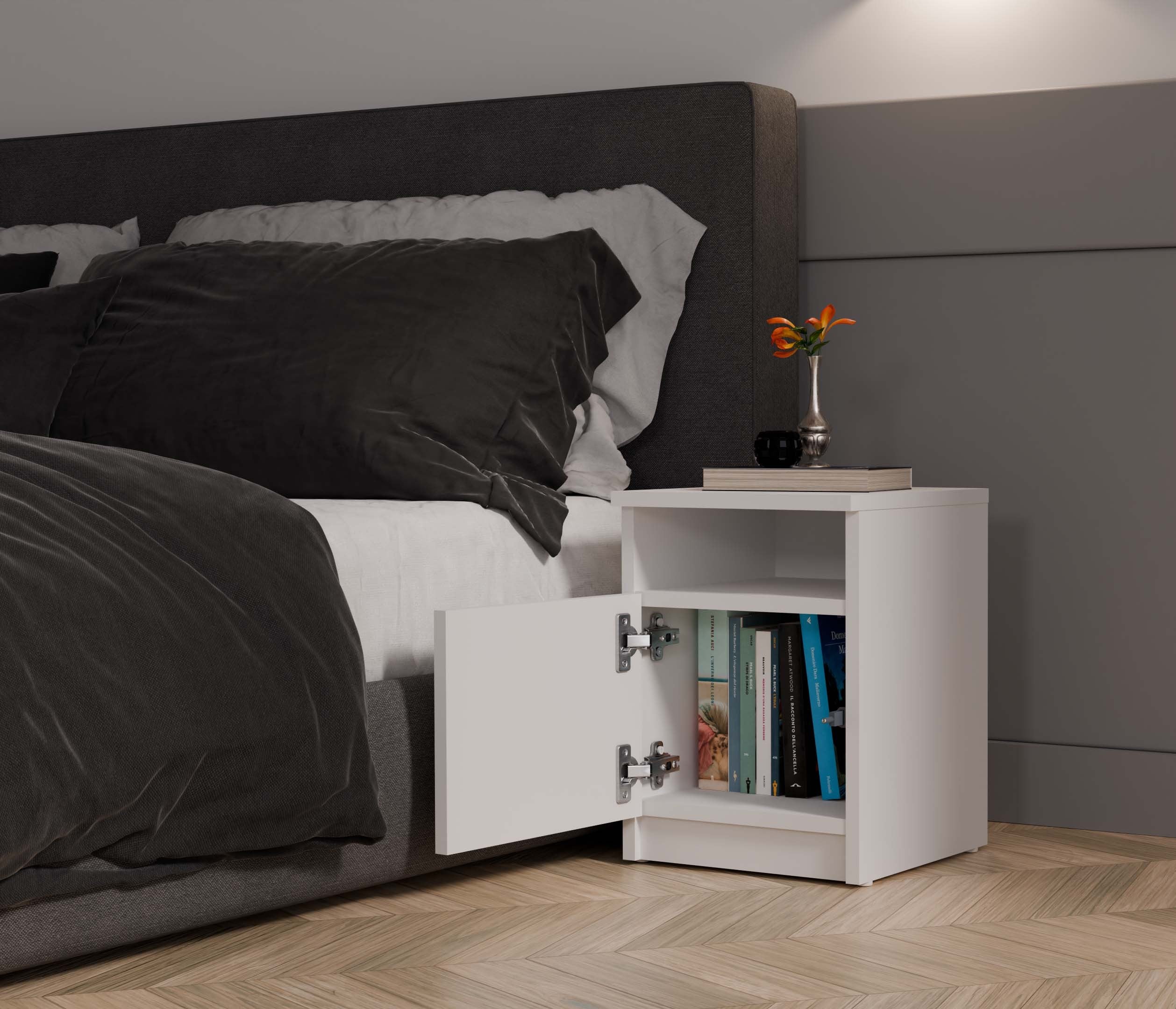 SZAFKA NOCNA GALAX 30 1D - BIEL